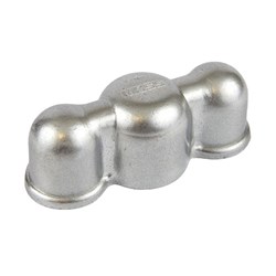 25mm Aluminium Air Vent Fitted with Gauze