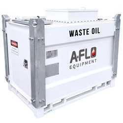 1000L Self Bunded Waste Oil Cube with Small Tray