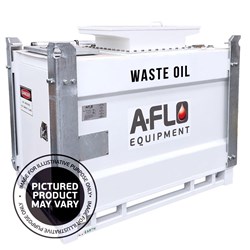 4500L Self Bunded Waste Oil Cube with Large Tray