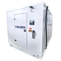 Fuelbox 13K Litre w/ Single Hose Standard 240V 100L/min Pump Package and Fluidlink Micro FMS