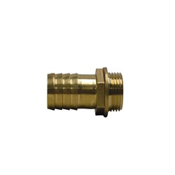 Brass 3/4" Barb x 1" BSP Thread