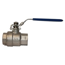 Stainless Steel 3/4" Lockable 2pce Ball Valve