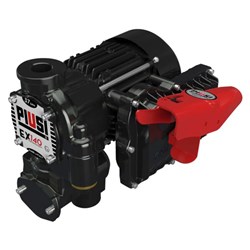 EX140 240V Drum Pump Kit 140LPM C/w 5m Hose, Mechanical Flow Meter and Auto Nozzle