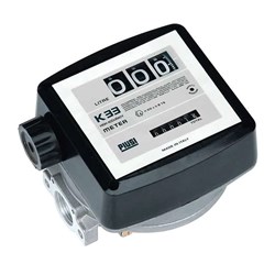 PIUSI K33 ULP Mechanical 1" Flow Meter-Side ATEX/IECEx