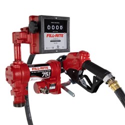 FILL-RITE 12V DC 76 LPM Pump Kit, 3.6m Hose, 900 Series Meter and Auto Shut Off Nozzle