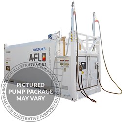 Fueltainer FT23/4.5 Diesel/AdBlue Combo Tank with Single Hose Hi Flow 1.5HP Sub Pump Package, Single Hose AdBlue Transfer Pump Package and Fluidtrack Fuel Management System