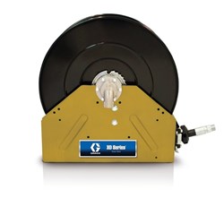 GRACO XD50 Series Yellow Air/Water Reel - 23m x 1" ID Hose