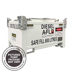 600L Diesel GENCUBE w/ Premium Hi Flow Rotary Drum Pump