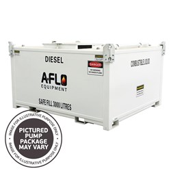 3000L Diesel GENCUBE w/ Premium Hi Flow Rotary Drum Pump