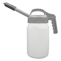 LUBESMART 3L Oil Jug w/ Mini Spout Lid - Grey