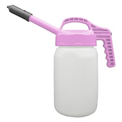 LUBESMART 3L Oil Jug w/ Mini Spout Lid - Pink