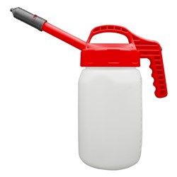 LUBESMART 3L Oil Jug w/ Mini Spout Lid - Red