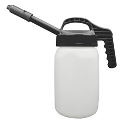LUBESMART 3L Oil Jug w/ Stretch Spout Lid - Black