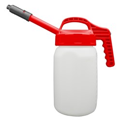 LUBESMART 3L Oil Jug w/ Stretch Spout Lid - Red