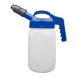 LUBESMART 3L Oil Jug w/ Stumpy Spout Lid - Dark Blue