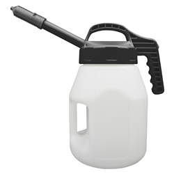 LUBESMART 5L Oil Jug w/ Mini Spout Lid - Black