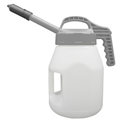 LUBESMART 5L Oil Jug w/ Mini Spout Lid - Grey