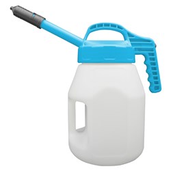 LUBESMART 5L Oil Jug w/ Mini Spout Lid - Light Blue