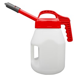 LUBESMART 5L Oil Jug w/ Mini Spout Lid - Red