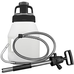 LUBESMART 5L Oil Jug w/ Utility Lid & Pump - Black