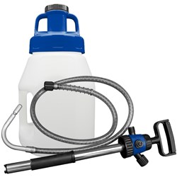 LUBESMART 5L Oil Jug w/ Utility Lid & Pump - Dark Blue