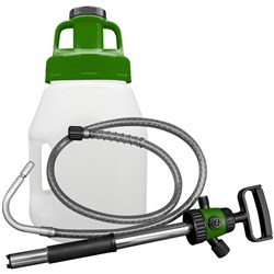 LUBESMART 5L Oil Jug w/ Utility Lid & Pump - Green