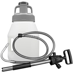 LUBESMART 5L Oil Jug w/ Utility Lid & Pump - Grey