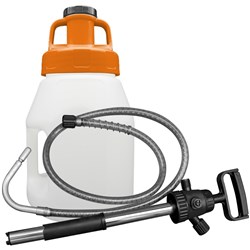 LUBESMART 5L Oil Jug w/ Utility Lid & Pump - Orange