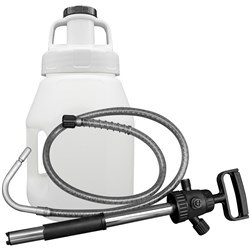LUBESMART 5L Oil Jug w/ Utility Lid & Pump - White