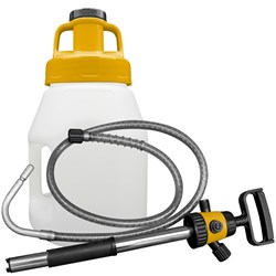LUBESMART 5L Oil Jug w/ Utility Lid & Pump - Yellow
