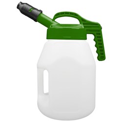 LUBESMART 5L Oil Jug w/ Stumpy Spout Lid - Green