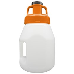 LUBESMART 5L Oil Jug w/ Utility Lid - Orange