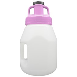LUBESMART 5L Oil Jug w/ Utility Lid - Pink