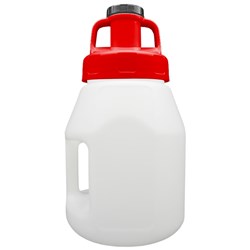 LUBESMART 5L Oil Jug w/ Utility Lid - Red