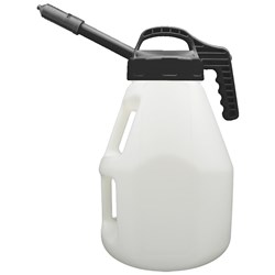 LUBESMART 10L Oil Jug w/ Mini Spout Lid - Black