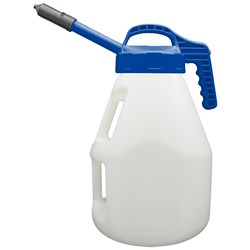 LUBESMART 10L Oil Jug w/ Mini Spout Lid - Dark Blue
