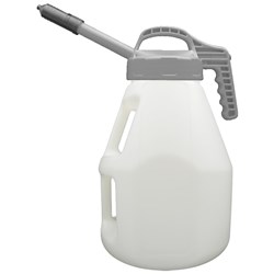 LUBESMART 10L Oil Jug w/ Mini Spout Lid - Grey