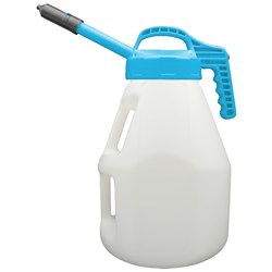 LUBESMART 10L Oil Jug w/ Mini Spout Lid - Light Blue
