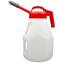 LUBESMART 10L Oil Jug w/ Mini Spout Lid - Red