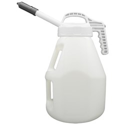 LUBESMART 10L Oil Jug w/ Mini Spout Lid - White