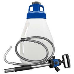 LUBESMART 10L Oil Jug w/ Utility Lid & Pump - Dark Blue