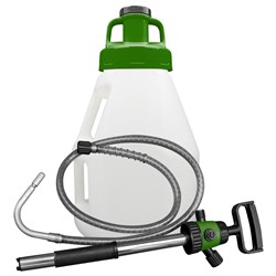 LUBESMART 10L Oil Jug w/ Utility Lid & Pump - Green