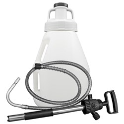 LUBESMART 10L Oil Jug w/ Utility Lid & Pump - White