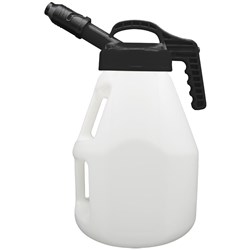 LUBESMART 10L Oil Jug w/ Stumpy Spout Lid - Black