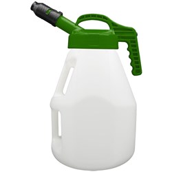 LUBESMART 10L Oil Jug w/ Stumpy Spout Lid - Green