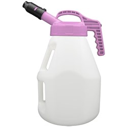 LUBESMART 10L Oil Jug w/ Stumpy Spout Lid - Pink