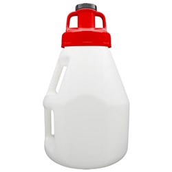LUBESMART 10L Oil Jug w/ Utility Lid - Red