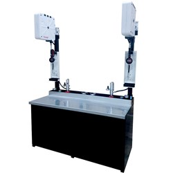 500/500L Dual Compartment Single Skin Bench Tank