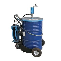 ULTRAFLO Mobile Grease Distribution Kit w/ 12m x 1/4" Hose Reel - 58:1 Ratio - 180kg