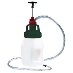 OILSAFE 10L Oil Jug w/ Dark Green Utility Lid & Hand Pump